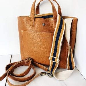 Portland Leather Goods mini crossbody in Dune